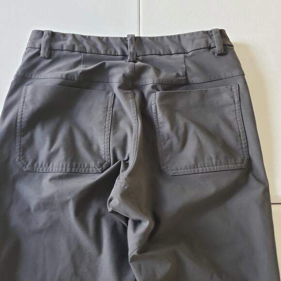 Lululemon Pants Mens 30 Gray Straight Leg Lightweight Stretch Athletic Outdoor - Picture 9 of 11
